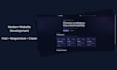create a modern responsive website using HTML CSS javascript
