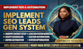 implement seo leads gen hubspot chatbot acuity schedulling zapier automation sys