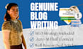 write SEO blog content for business and wellness brands