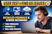 user test beta test your app website saas and find UX issues