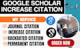 increase google scholar citation and backdate citation in high indexed journals