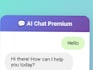 create a chatgpt style ai chatbot UI with responsive design