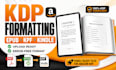 convert PDF to epub or amazon KDP kindle kpf format