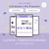 create aesthetic notion planner and digital products