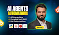 develop custom ai agents, agentic saas, and multi agent systems