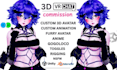 do vrchat avatar 3d avatar furry avatar vtuber vr character