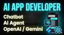 build ai chatbot app or ai mobile app using openai or gemini