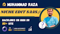 provide niche edit, link insertion saas backlinks on a high DR site