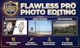 do pro photo editing, remove background, objects and add a watermark