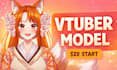 create vtuber model anime character live2d ready