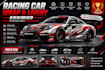 design a professional racing car wrap and livery