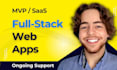 be your full stack web app developer for saas, mvp in nextjs react and supabase