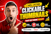 professional youtube thumbnail design in canva