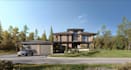 model 3d exterior building using blender, structural 3d designer, elevation cgi