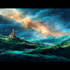 create stylized environment concept art, fantasy background
