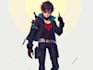 design anime character , cyberpunk character
