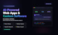 do ai website development, saas app, full stack frontend and backend developer