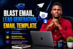 blast email, lead generation, email template