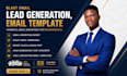 blast email, lead generation, email template
