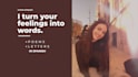 write emotional poems and personal letters