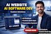 do custom ai website development with chatbot integration