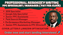 write ats optimized PPC paid media resume that wins interviews