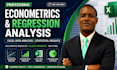 do regression analysis, econometrics projects, and excel data analysis