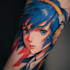 draw anime tattoo design
