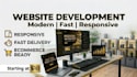 create or edit a modern, responsive wordpress website