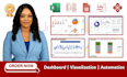 be expert in microsoft excel spreadsheet, googlesheet, automation, dashboard