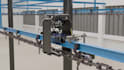create a 3d factory process animation for manufacturing system, 3d animation