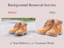do ecommerce product and amazon product background removal