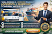 design a modern freight logistics and shipping company website