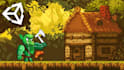 develop a unity 2d game, pixel art game, idle clicker game perfectly