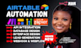 setup airtable automation, make com, gohighlevel airtable database, softr expert