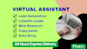 provide b2b lead generation by web research