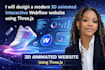 develop scroll and interactive 3d website and 3d product animation