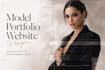 create model website and modeling portfolio for booking and clients
