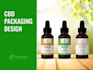 design product packaging, cbd packaging, box packaging and label design