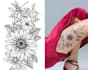 unique realistic tattoo design