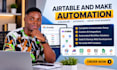 design airtable database make com automation softr webapp airtable automation