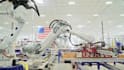 create high end 3d industrial robotic modular construction animation engineering