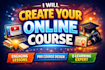 create course outline, course creation and curriculum, training program, lesson