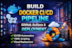 build docker container ci cd pipeline github action automated deployment