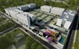 model condo building complex,gated community design, real estate property render