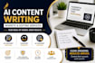 write edit and rewrite ai content into natural human like content