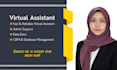 do data entry and cleaning, CRM update and admin tasks