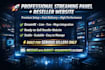 develop a panel with dream4k, lion ott, trex, mega ott with reseller website
