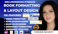 do kindle ebook formatting paperback formatting ebook layout design for kdp