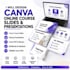 design canva online course training, canva slides canva presentation canva pdf